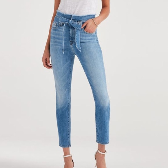 7 for all mankind paper bag jeans